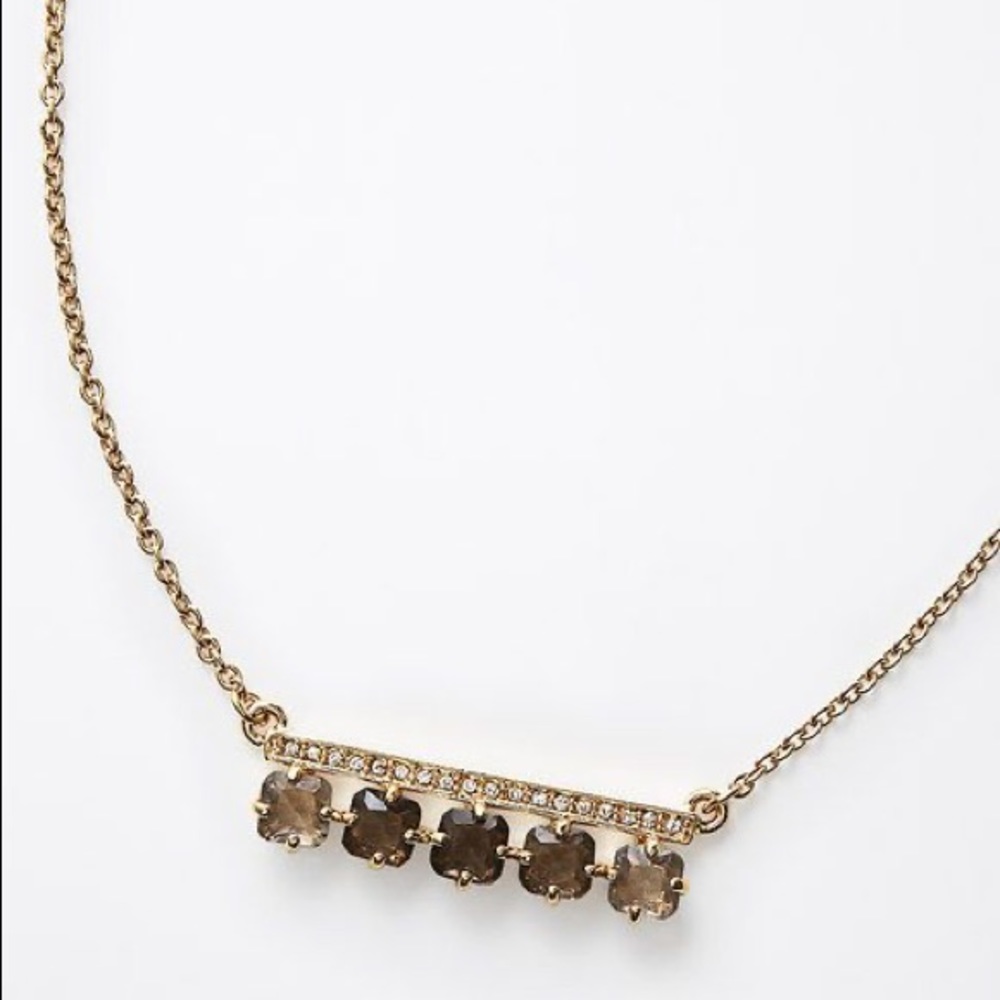 Ann taylor bar stone necklace
